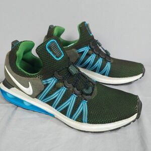 Nike Shox Gravity Shoes Men Size 9.5 Blue Fury Brown Green Sneaker